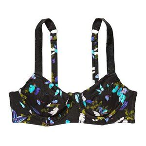 New! Victoria's Secret Electric Butterflies Shine Strap Bikini Top 4599